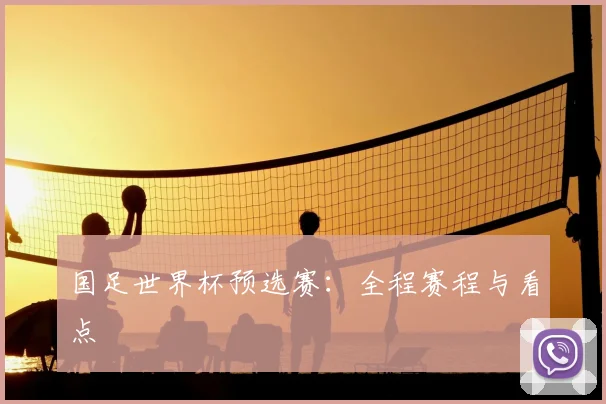 国足世界杯预选赛:全程赛程与看点